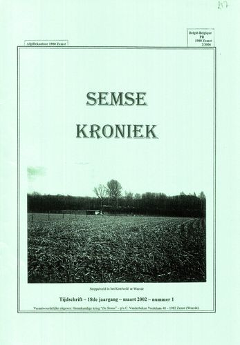 Kaft van Semse Kroniek 2002-1